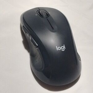 Logitech M510 Wireless Dark Gray Ergonomic Computer Mouse